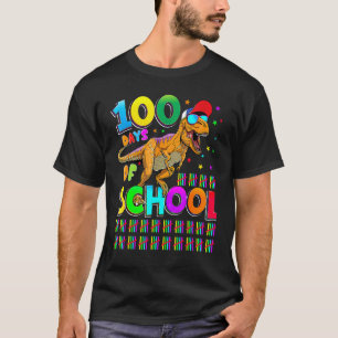 Lustiger T Rex 100 Tage Schule Dinosaurier Lehrer T-Shirt