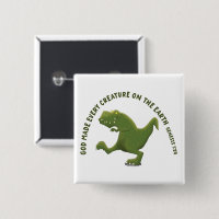 Lustiger T-Rex-Cartoon Gott hat jede Kreatur ersch