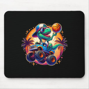 Lustiger T-Rex Dinosaur Skelett Spieler Kinder Kle Mousepad
