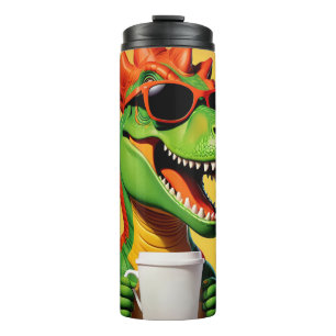 Lustiger T-Rex-Dinosaur Thermosbecher