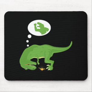 Lustiger T-Rex, Genie-Lampe, Kurze Arme, Von Verrü Mousepad