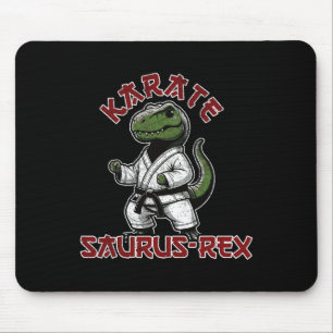 Lustiger T-Rex Karate Dino Martial Arts Kinder  Mousepad
