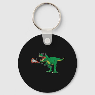Lustiger T Rex Lacrosse Dinosaur Lax Jungen Lacros Schlüsselanhänger