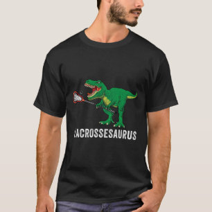 Lustiger T Rex Lacrosse Dinosaur Lax Jungen Lacros T-Shirt