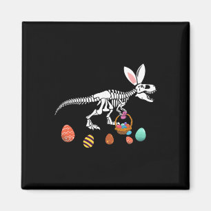 Lustiger T Rex Ostern Skelett Bunny Sket Ei Jagd E Magnet