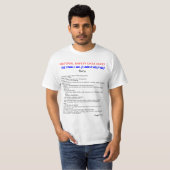 Lustiger T - Shirt des Baby-MSDS (Vorne ganz)