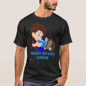 lustiger T - Shirt "HEAD START CREW" (Vorderseite)