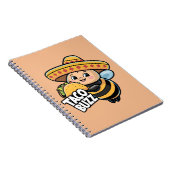 Lustiger Taco Buzz Hummel Notizblock (Rechte Seite)