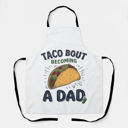 Lustiger Taco darüber, dass man Vater wird Schwang Schürze (Vorderseite)