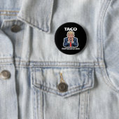 Lustiger Taco hat Trump verängstigt, kneift immer Button (Beispiel)