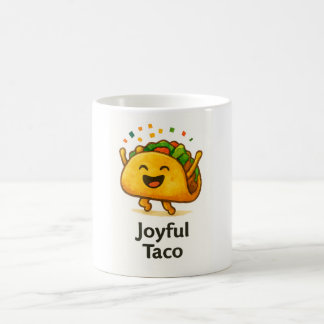 Lustiger Taco-Kaffeebecher | Süßes Foodie-Fiesta-G Kaffeetasse