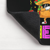 Lustiger Taco Lass uns Fiesta-Party Cinco De Mayo Mousepad (Ecke)