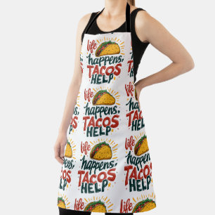 Lustiger Taco-Liebhaber-Fiesta-Foodie-Humor-Kunst Schürze