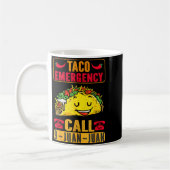Lustiger Taco-Notfall Cinco De Mayo Männer Frauen Kaffeetasse (Links)