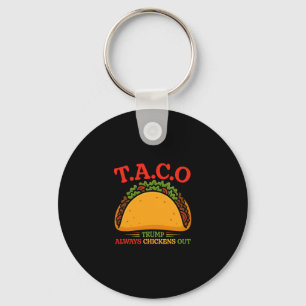 Lustiger Taco Trump kneift immer T.a.c.o 2  Schlüsselanhänger