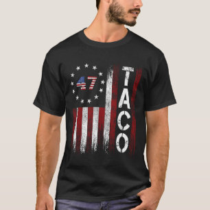 Lustiger Taco Trump kneift immer T-Shirt