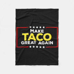 Lustiger Taco Trump kneift immer wieder Mach den T Fleecedecke