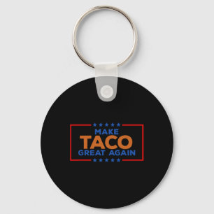 Lustiger Taco Trump kneift immer wieder Machen Sie Schlüsselanhänger