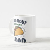 Lustiger Taco über das Werden eines Vaters Schwang Kaffeetasse (Vorderseite Links)