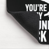 Lustiger Taekwondo-Kampfspruch für Mousepad (Ecke)