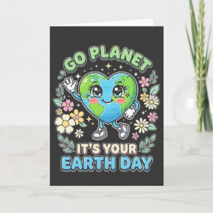 Lustiger Tag der Erde Geh Planet Es ist dein Tag d Karte