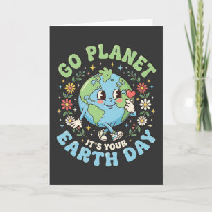 Lustiger Tag der Erde Geh Planet Es ist dein Tag d Karte