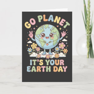 Lustiger Tag der Erde Geh Planet Es ist dein Tag d Karte