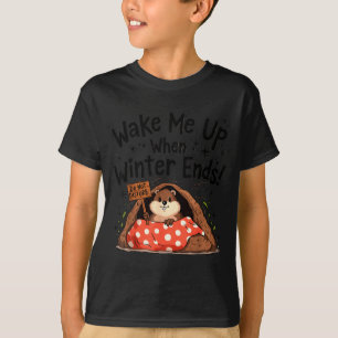 Lustiger Tag des Murmeltiers - Wecke mich, wenn de T-Shirt