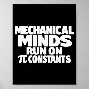 Lustiger Tag Maschinenbauingenieur 14. März Humor  Poster