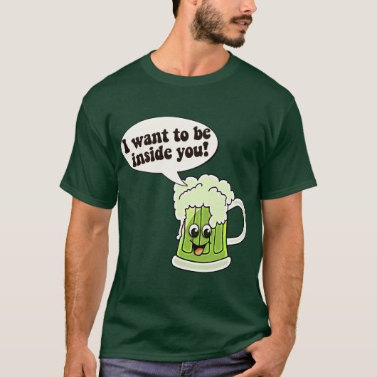 Lustiger Tag St. Patricks T-Shirt (Vorderseite)