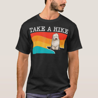 Lustiger Take A Hike Old English Sheepdog Grafik W T-Shirt