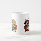 Lustiger Tante-Buchstabenblock  Kaffeetasse (Mittel)