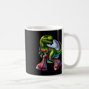Lustiger tanzender Dinosaurier  Kaffeetasse