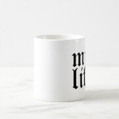 Lustiger Tassen-Leben-Kaffee oder Tee-Tasse Kaffeetasse (Mittel)