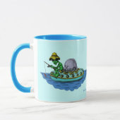 Lustiger Tassenentwurf der alienfischer Tasse (Links)