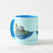 Lustiger Tassenentwurf der alienfischer Tasse (Vorderseite Links)