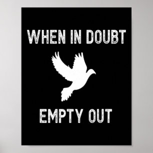 Lustiger Taubenjäger für Jäger - Vogel Geschenk T- Poster