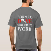 Lustiger Taucher des Sporttauchen-Spaßes T-Shirt (Rückseite)