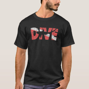 Lustiger Taucher Fuchshai Tauchen Vintage Di T-Shirt