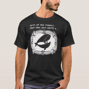 Lustiger TDN Shirt-Wal und ein Delphin T-Shirt