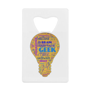 Lustiger Tech-Humor-Geek - Coder-Geschenk Geldbeutel Flaschenöffner