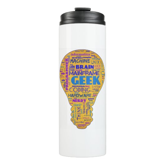 Lustiger Tech-Humor-Geek - Coder-Geschenk Thermosbecher (Vorderseite)