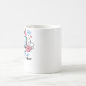 Lustiger Tech-Mama-Becher Mama-Modus Immer Online Verwandlungstasse (Mittel)