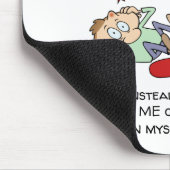 Lustiger Tech-StützCartoon Mousepad (Ecke)