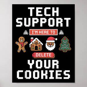 Lustiger Tech-Support hier um Cookies zu löschen W Poster