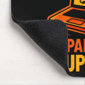 Lustiger Tech-Typ Suprt Computer-Geek Nerd Ingenie Mousepad (Ecke)