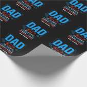 Lustiger Tech-Vater Problemlöser Power-Save-Modus Geschenkpapier (Ecke)