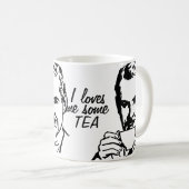 Lustiger Tee Humor Kaffeetasse (VorderseiteRechts)