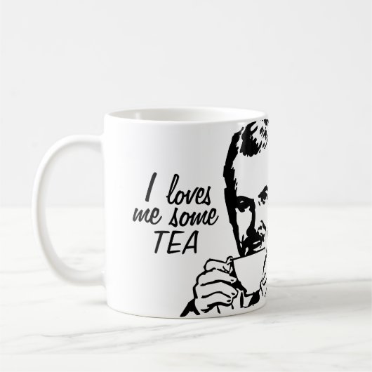 Lustiger Tee Humor Kaffeetasse (Links)