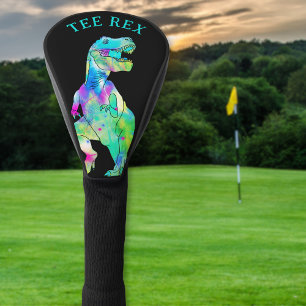 Lustiger Tee Rex Dinosaurier Witz Golf Headcover